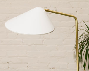 Mona White Floor Lamp