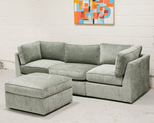 Load image into Gallery viewer, Barney Modular Sofa in Belmont Jade 4 Piece
