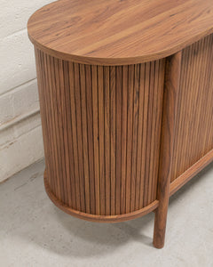 Sinalias Tambour Door Credenza