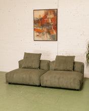 Load image into Gallery viewer, Bailey 2 Piece Loveseat Sofa in Green Corduroy
