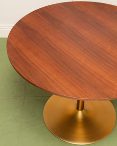 Gold Base Round Dining Table