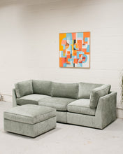 Load image into Gallery viewer, Barney Modular Sofa in Belmont Jade 4 Piece
