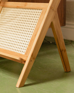 Blonde Magazine Side Table