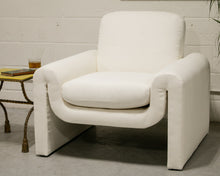 Load image into Gallery viewer, Leyla Lounge Chair in Parallel Ivory
