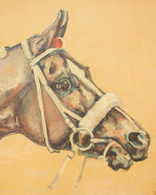 Load image into Gallery viewer, Vintage Horse Oil Painting
