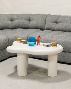 Amoebic White Coffee Table