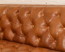 Load image into Gallery viewer, 12 Foot Leather Tufted Sofa
