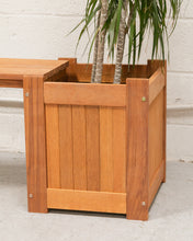 Load image into Gallery viewer, Teak Planter Bench
