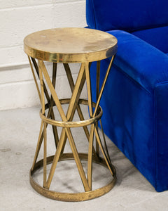 Drum Brass Side Table