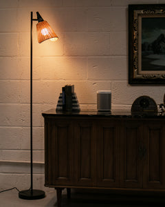 Rattan Cone Floor Lamp