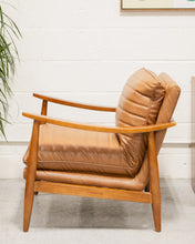 Load image into Gallery viewer, Caramel Lounge Chair
