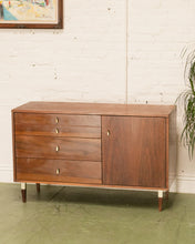 Load image into Gallery viewer, Vintage Walnut Sideboard
