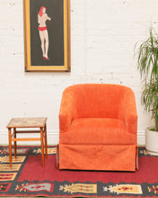 Load image into Gallery viewer, Betsy Orange Swivel Chair
