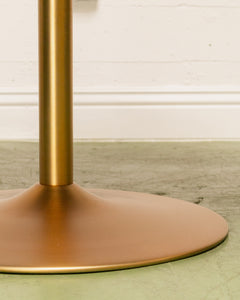 Gold Base Round Dining Table