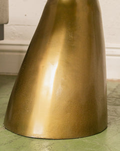 Gold Whale Tail Side Table