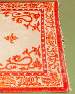 Orange 1960’s Asian Rug