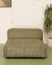 Load image into Gallery viewer, Bailey Single Seat Sofa in Green Corduroy
