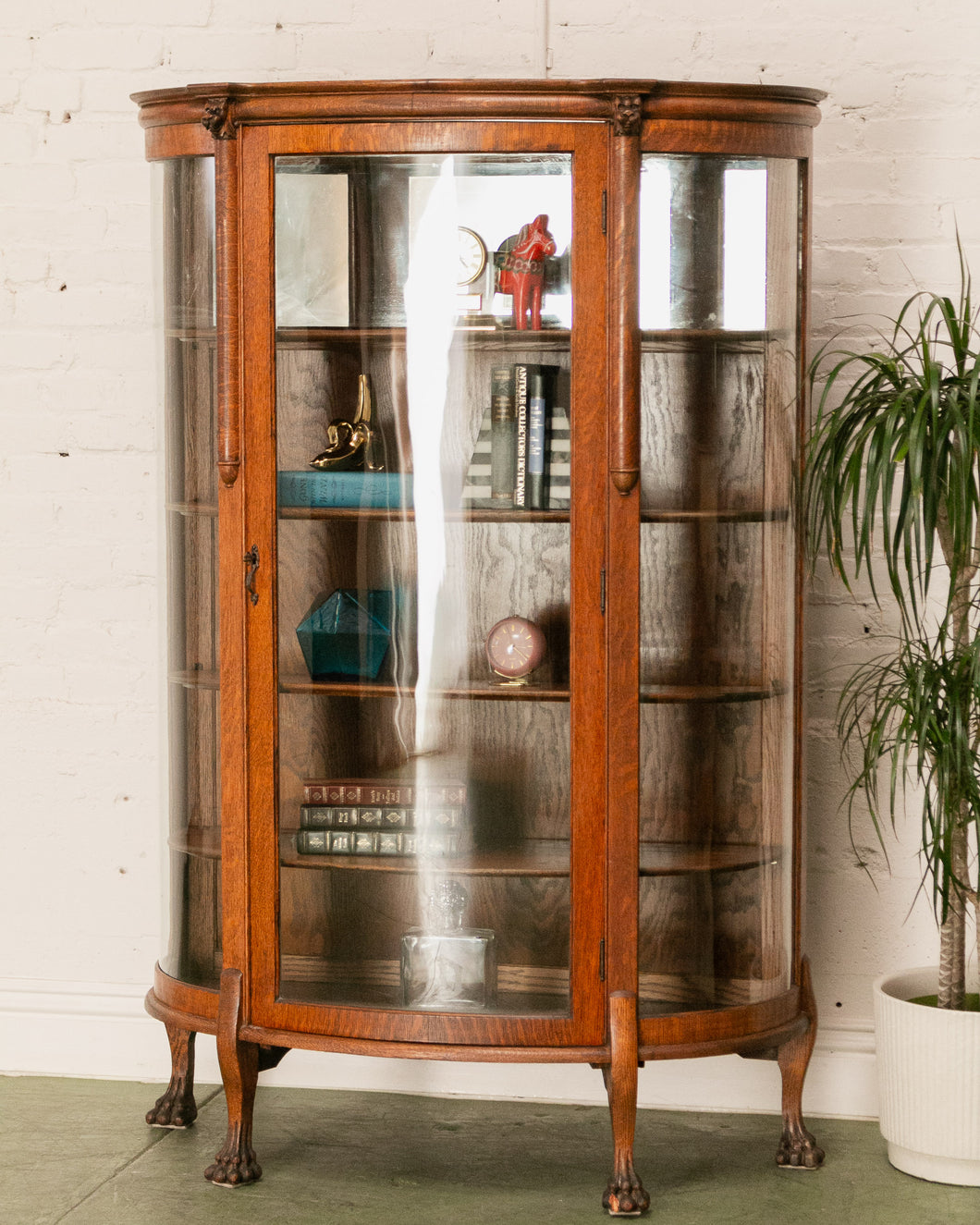 Antique Glass Hutch