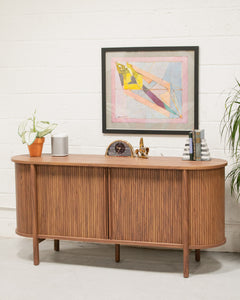 Sinalias Tambour Door Credenza