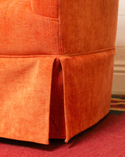 Load image into Gallery viewer, Betsy Orange Swivel Chair
