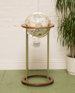 Vintage Standing Globe