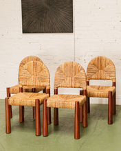 Load image into Gallery viewer, Half moon Rattan Dining Chair
