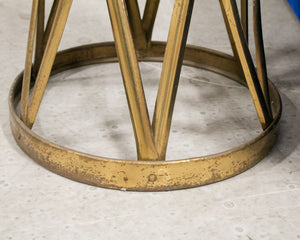 Drum Brass Side Table