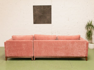 Lisette Sofa in Bianca Rosewood