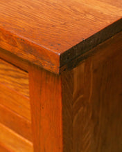 Load image into Gallery viewer, Antique Oak Tailors Desk
