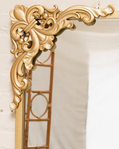 Rectangle Georgian Style Gold Mirror