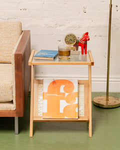 Blonde Magazine Side Table