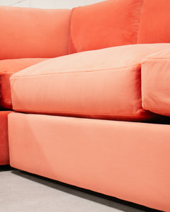 Michonne Sofa in Coral Pink