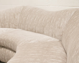 Sculptural 1970’s 4 piece Sectional Sofa