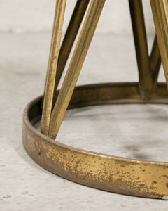 Drum Brass Side Table