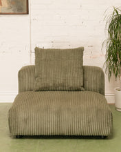 Load image into Gallery viewer, Bailey Single Seat Sofa in Green Corduroy
