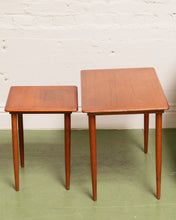 Load image into Gallery viewer, Danish Modern Teak Nesting Tables
