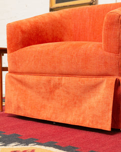 Betsy Orange Swivel Chair