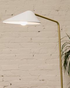 Mona White Floor Lamp