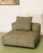 Load image into Gallery viewer, Bailey Single Seat Sofa in Green Corduroy
