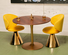 Load image into Gallery viewer, Gold Base Round Dining Table
