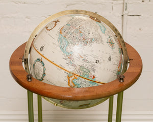 Vintage Standing Globe