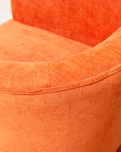 Betsy Orange Swivel Chair