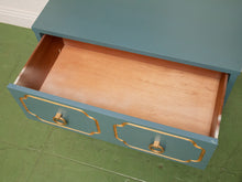 Load image into Gallery viewer, Blue Mid 20th Century Espana Chest in the Style of Dorothy Draper
