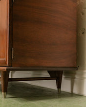 Load image into Gallery viewer, Mid-Century Modern Credenza with Silver  Accent Pulls
