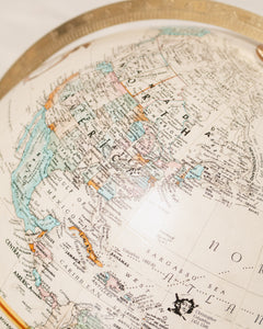 Vintage Standing Globe