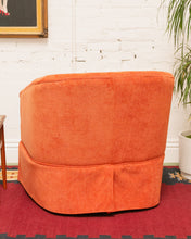 Load image into Gallery viewer, Betsy Orange Swivel Chair
