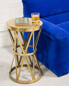 Drum Brass Side Table