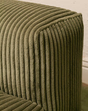 Load image into Gallery viewer, Bailey Single Seat Sofa in Green Corduroy
