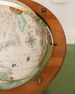 Vintage Standing Globe