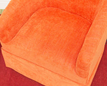 Load image into Gallery viewer, Betsy Orange Swivel Chair
